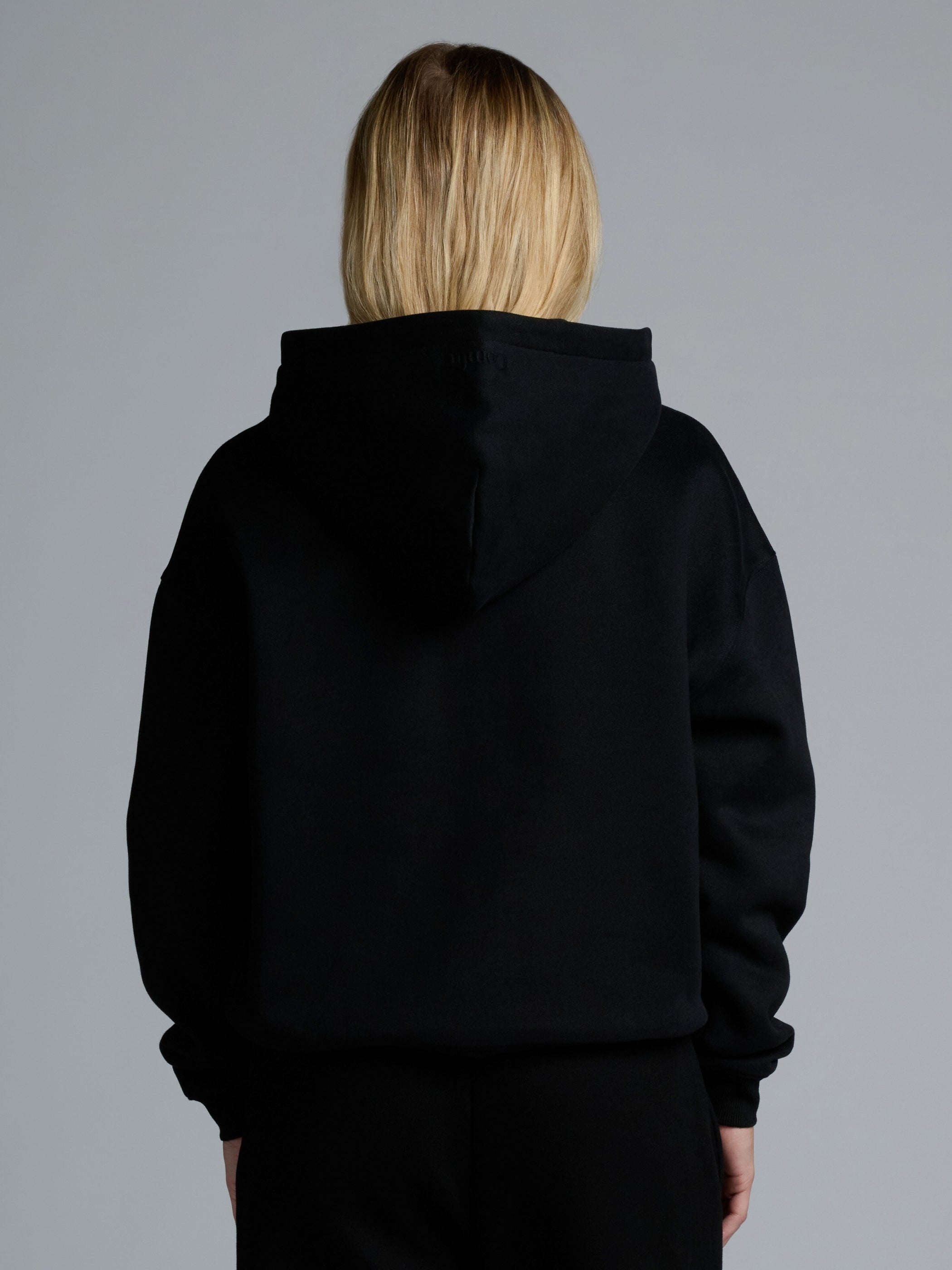 Basic Crop Zip Hoodie