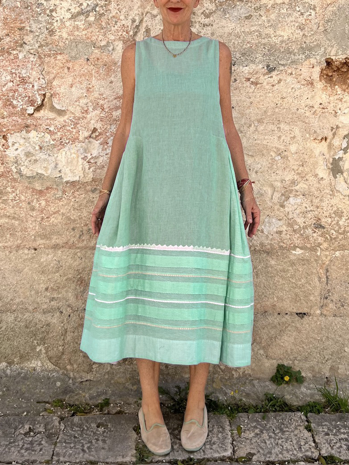 Women's Casual Sleeveless Printed Dress