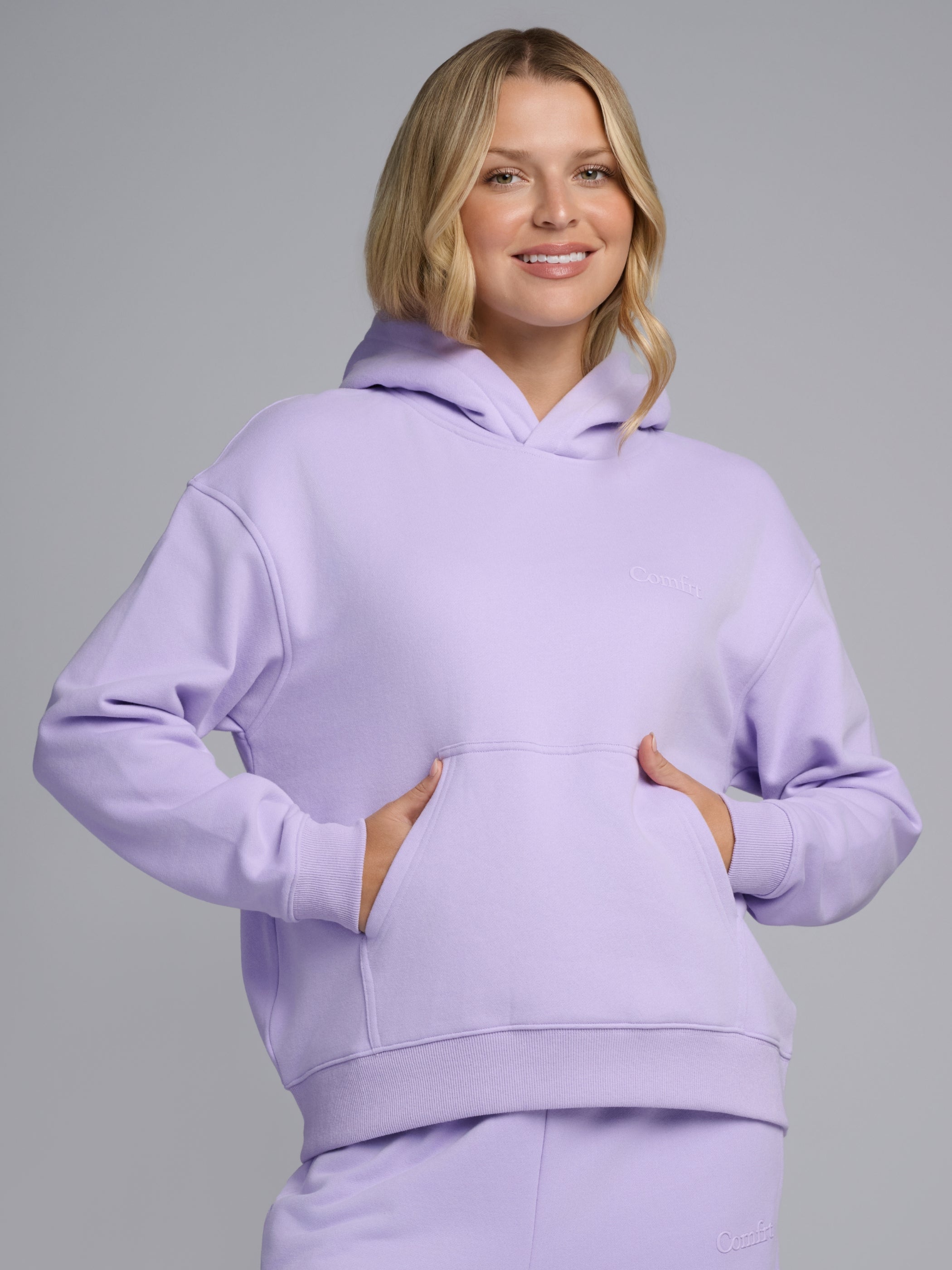 Halo Lightweight Crop Hoodie