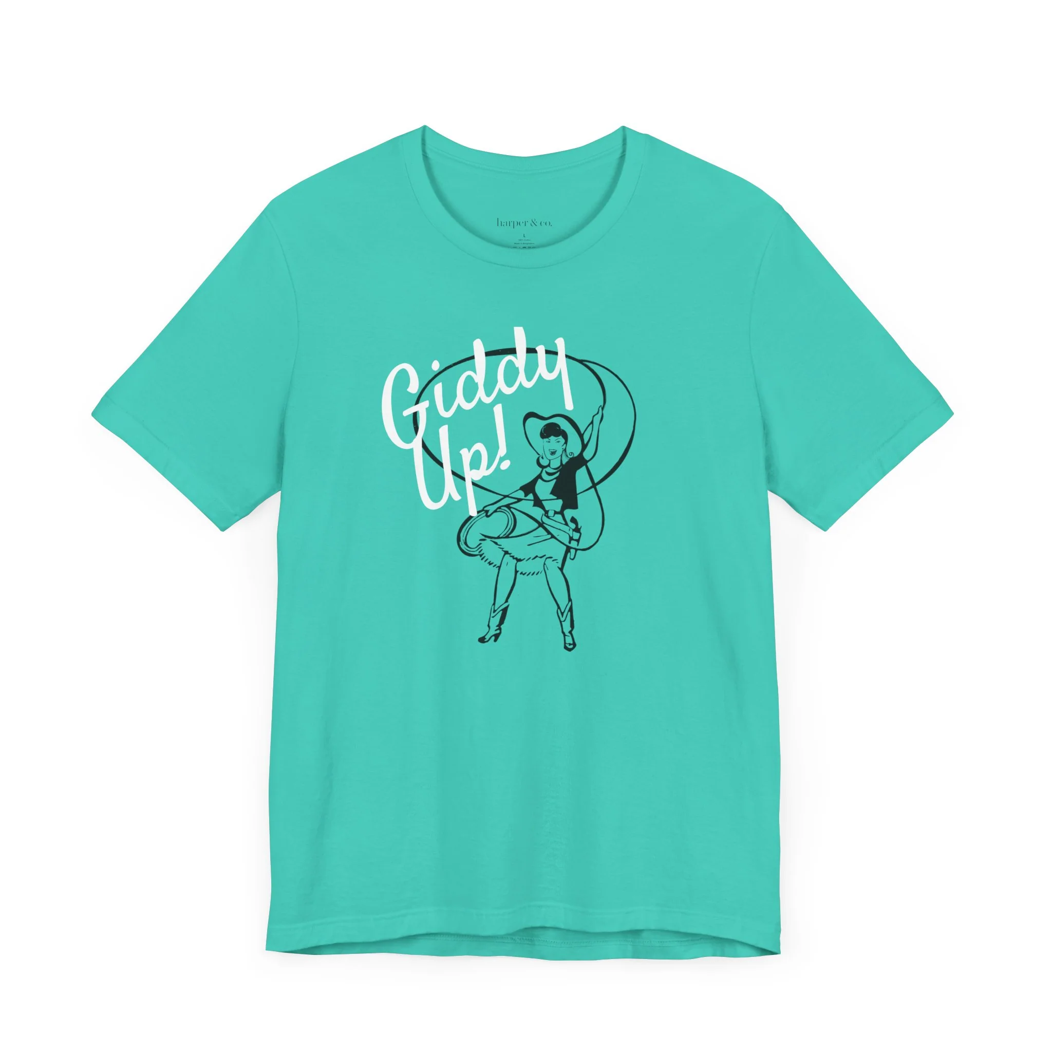 Giddy Up! Unisex Jersey Short Sleeve Tee