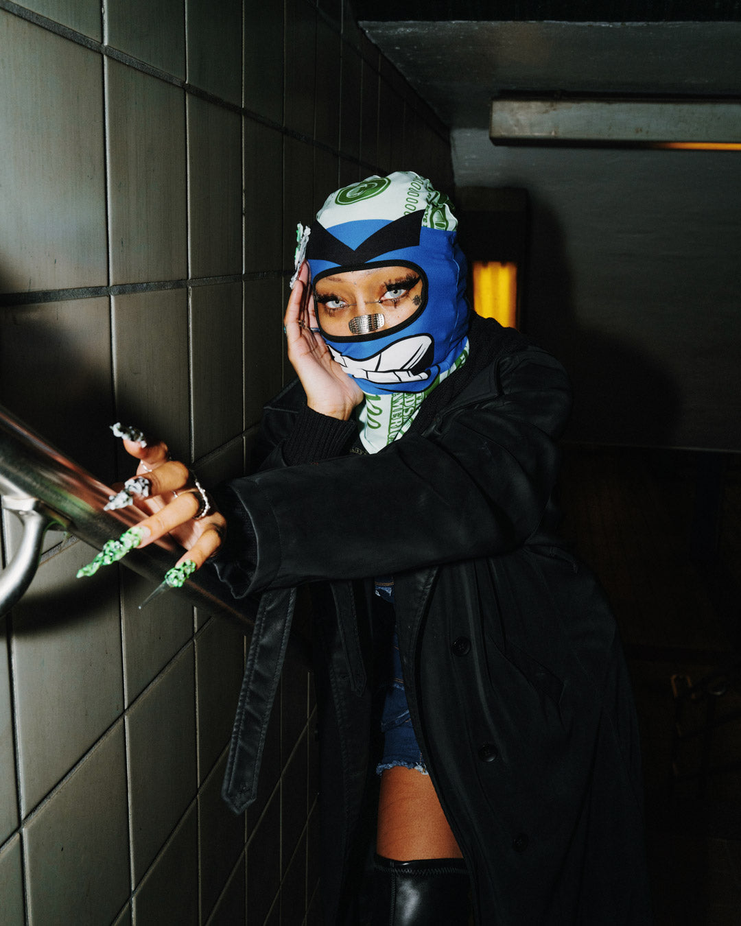 MONEY BOY SKI MASK (BLUE)