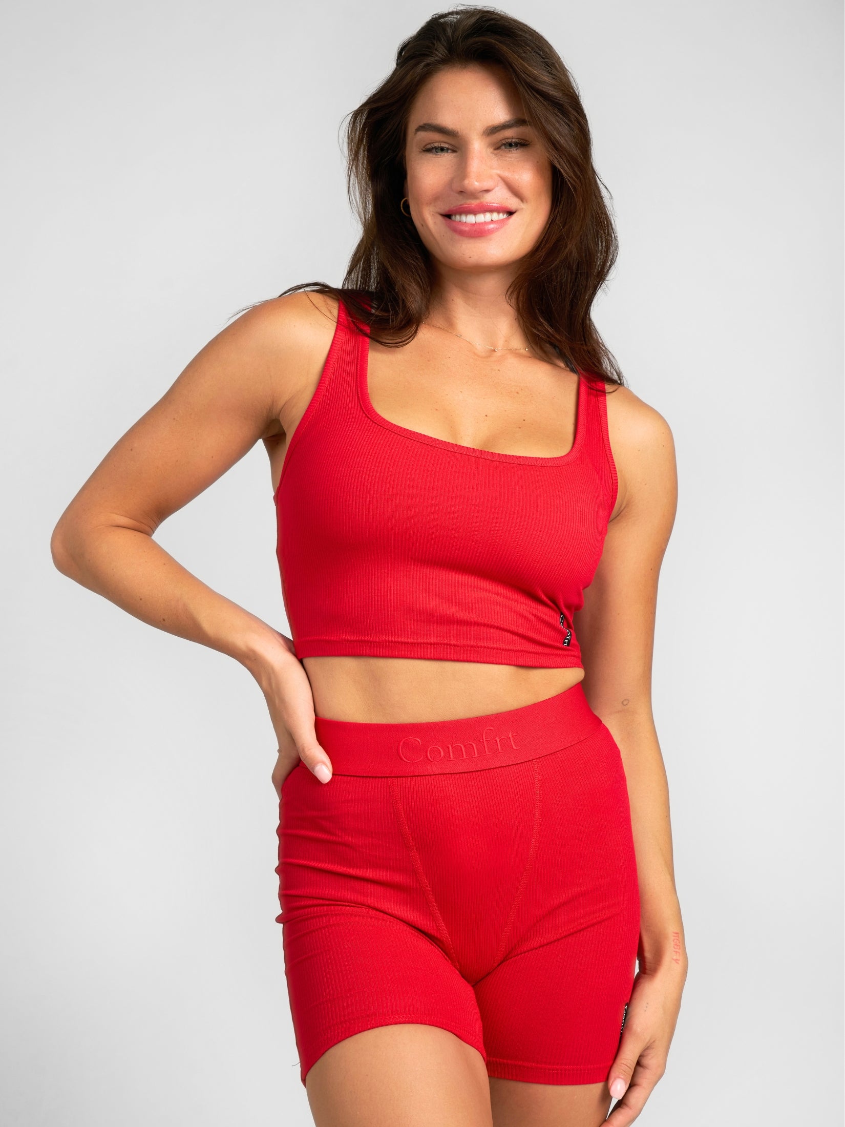 Rib Contour Crop Tank