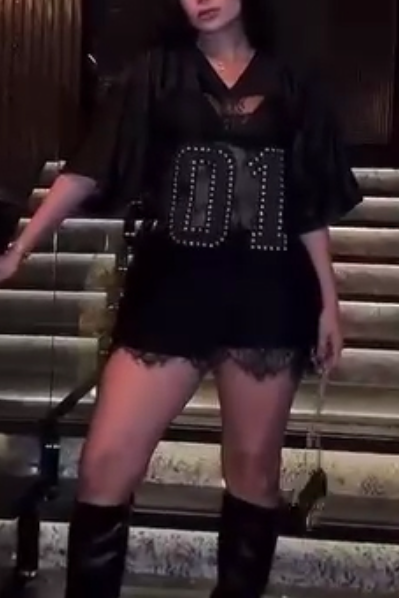 Women V-neck Printed Diamond Casual Top