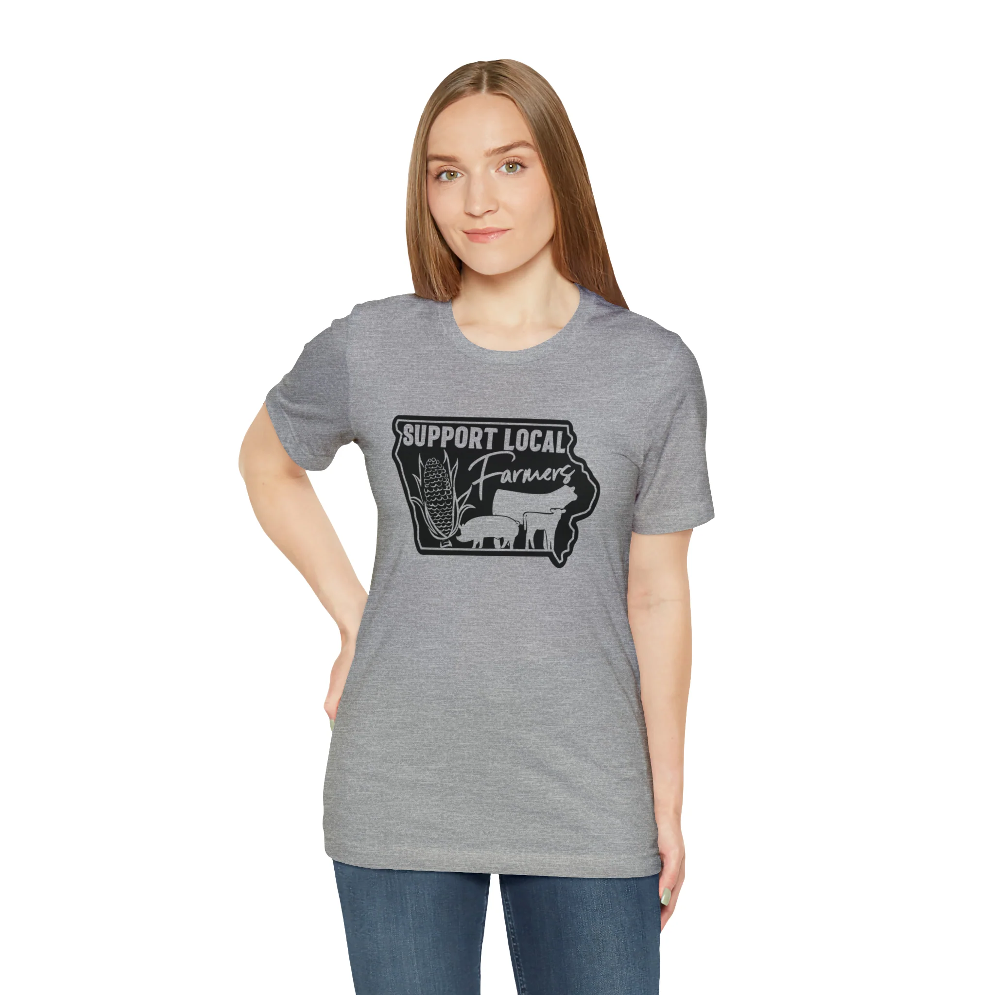 Iowa Farmer Unisex Jersey Short Sleeve Tee