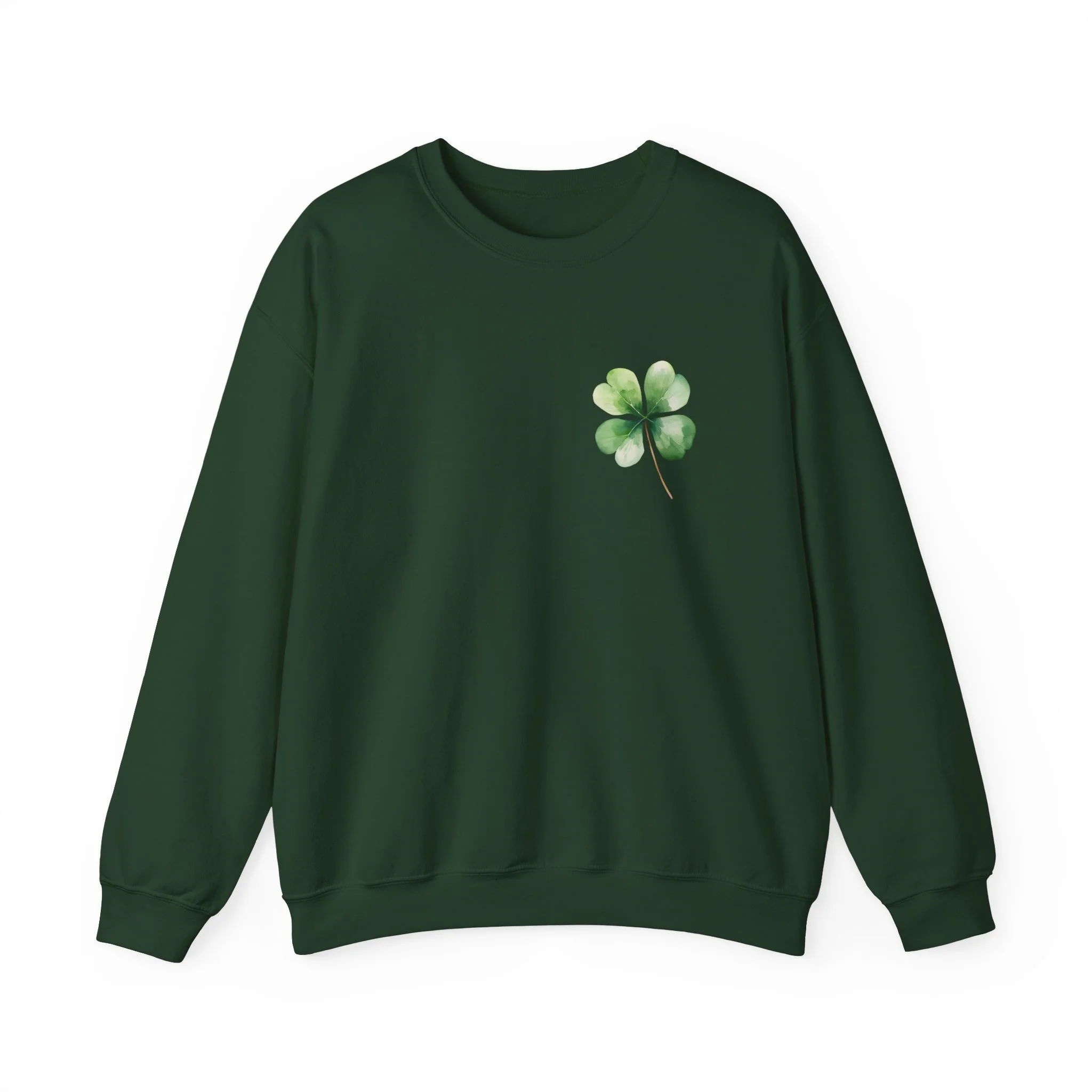 Watercolor Clover Jersey Sweatshirt