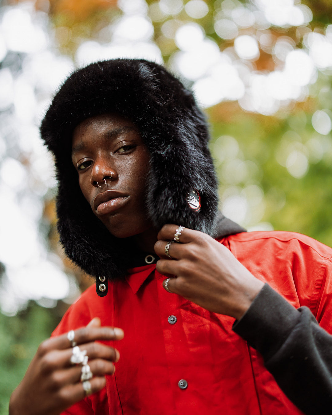 SKY HIGH SEEKERS ARCTIC BIG FUR AVIATOR (BLK)