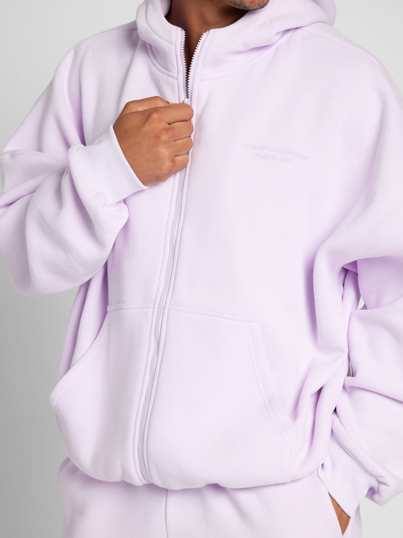 Pastel Zip Hoodie