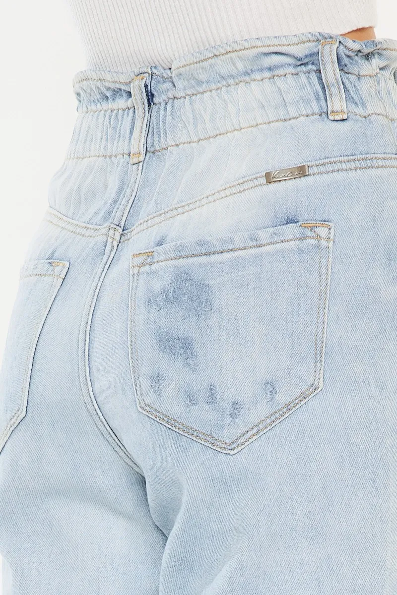 Open Pack Paperbag Mom Jeans