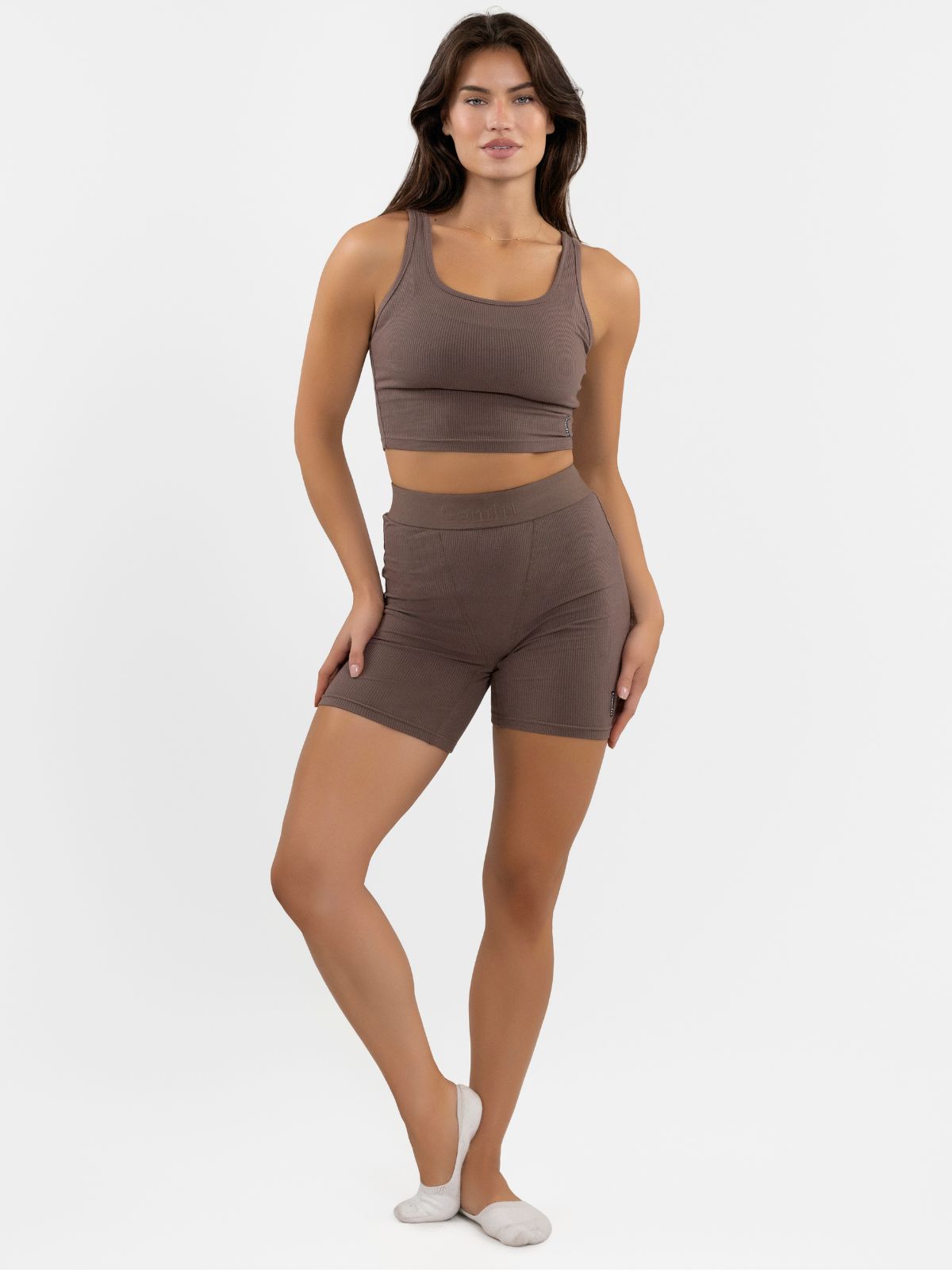Rib Contour Crop Tank