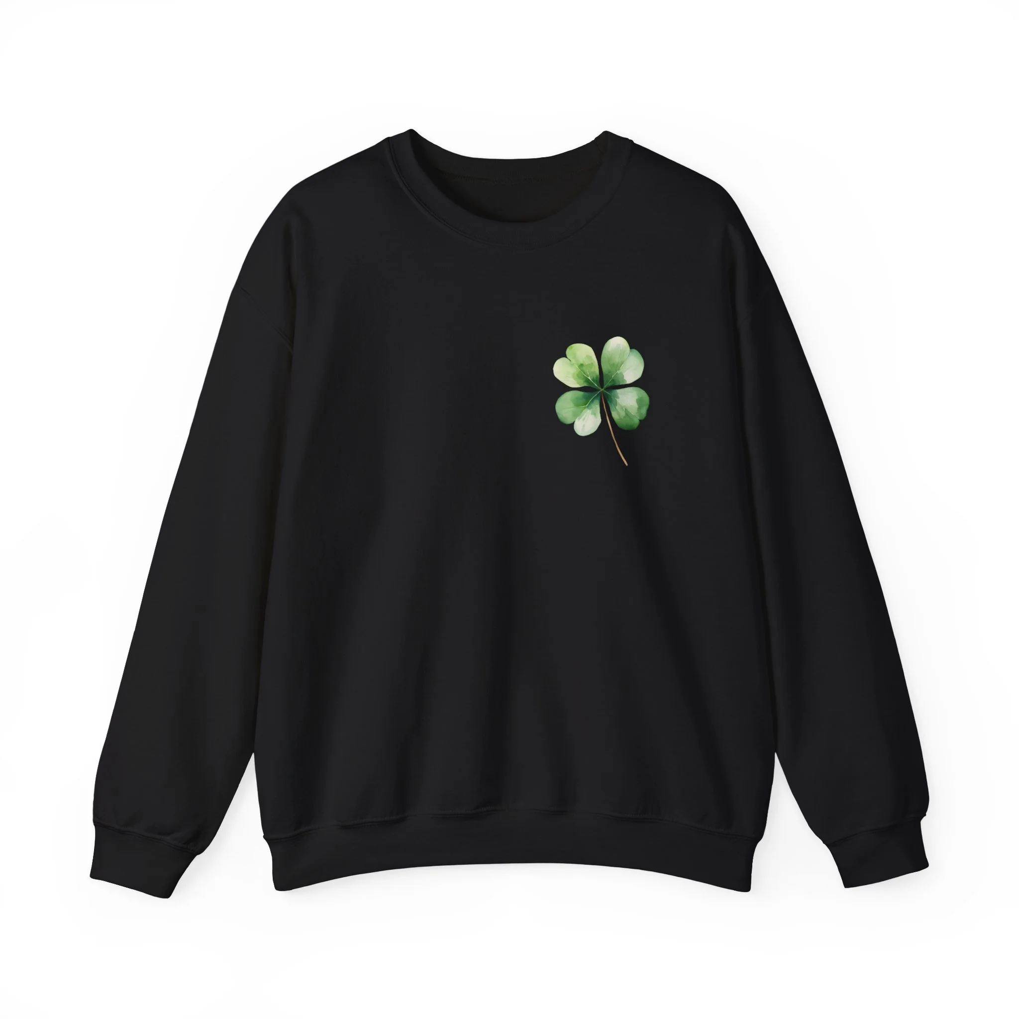 Watercolor Clover Jersey Sweatshirt