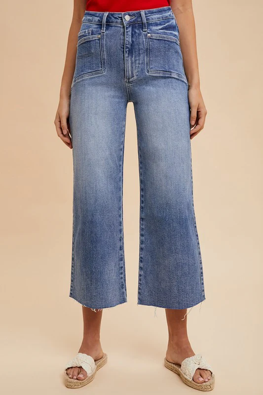 Wear High Rise Wide Leg Jeans