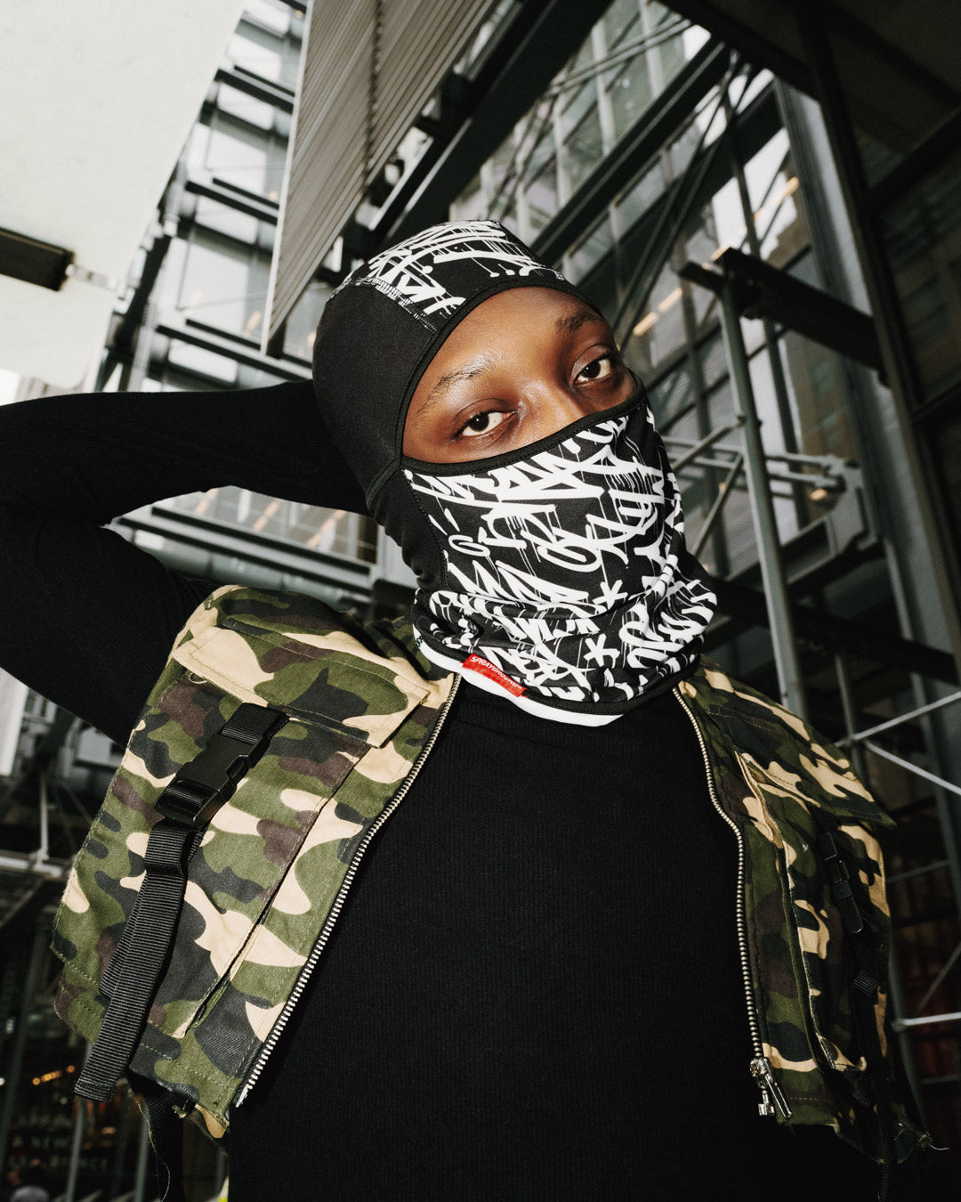 MIDNIGHT DESIGNER SKI MASK