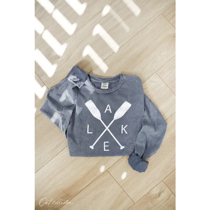 LAKE Mineral Washed Long Sleeve Graphic